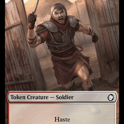 Treasure (0018) // Soldier (0010) Double-Sided Token [Fallout Tokens]