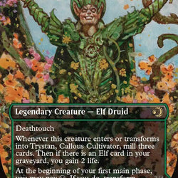 Trystan, Callous Cultivator (Borderless) [Lorwyn Eclipsed]