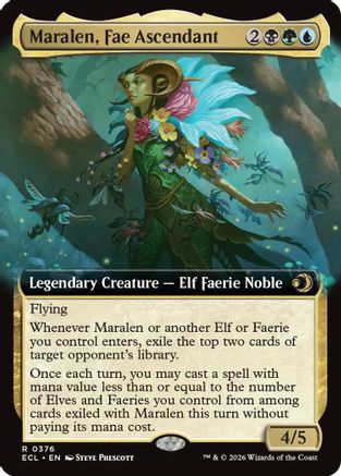 Maralen, Fae Ascendant (Extended Art) [Lorwyn Eclipsed]