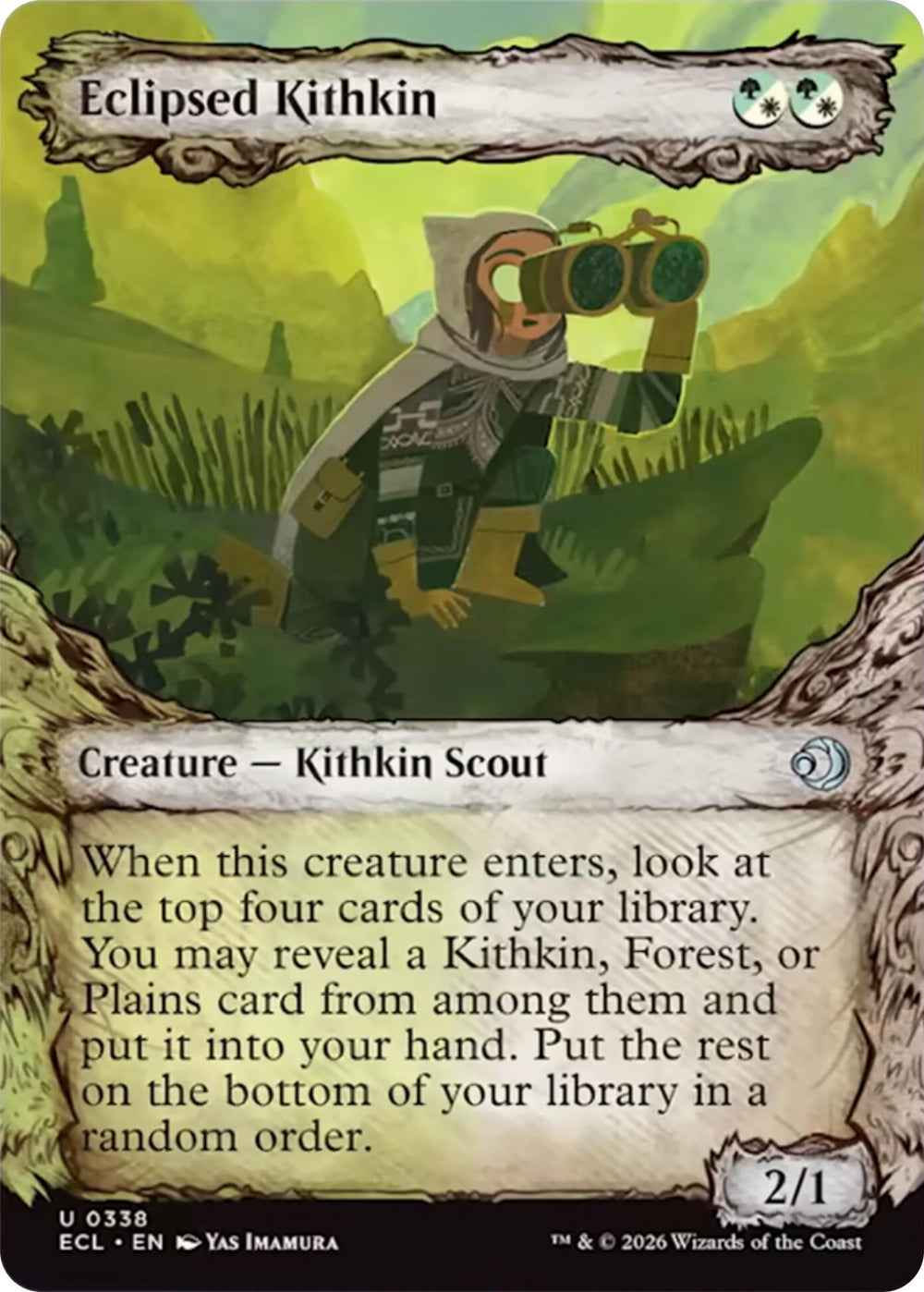 Eclipsed Kithkin (Showcase) [Lorwyn Eclipsed]
