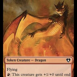 Soldier // Dragon (0020) Double-Sided Token [Commander Masters Tokens]