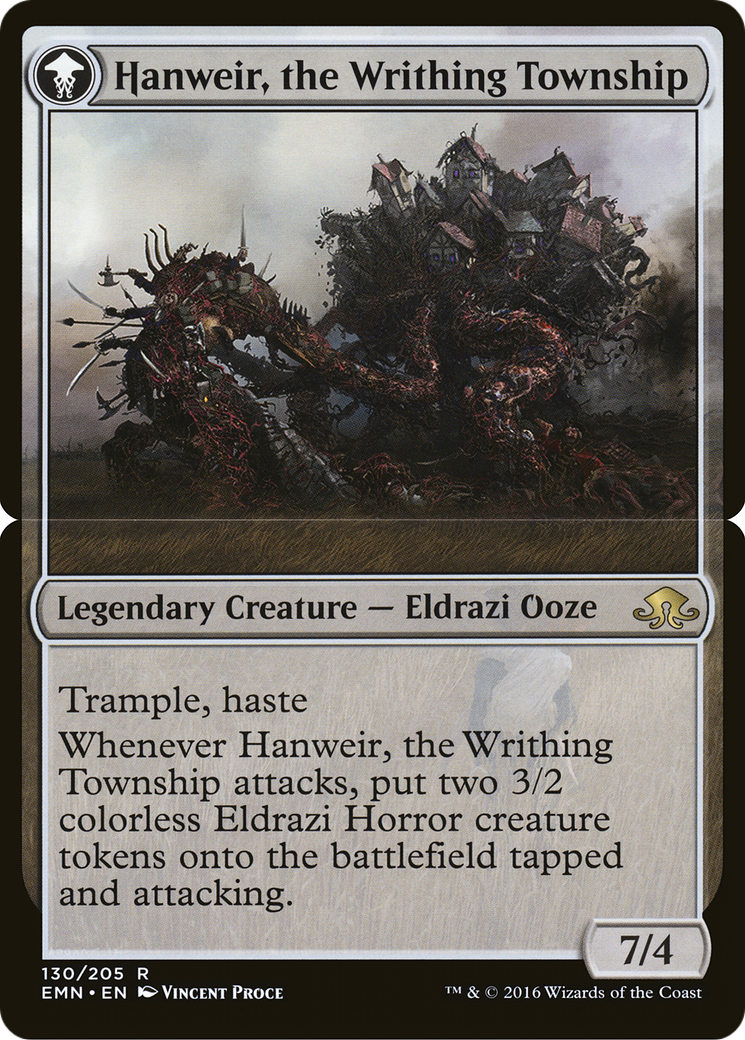 Hanweir, the Writhing Township (EMN-130B) [Eldritch Moon] Foil