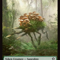 Saproling // The Monarch Double-Sided Token [Lorwyn Eclipsed Tokens]