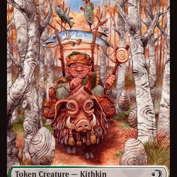 Kithkin // Treasure Double-Sided Token [Lorwyn Eclipsed Tokens]