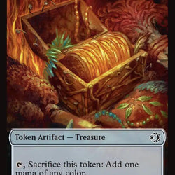 Kithkin // Treasure Double-Sided Token [Lorwyn Eclipsed Tokens]