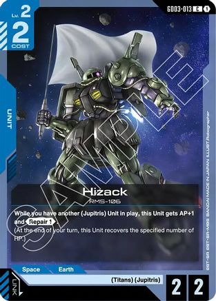 Hizack (GD03-013) - Steel Requiem