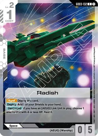 Radish (GD03-132) - Steel Requiem