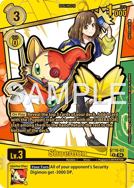 Shoemon [ST19-03] (Rare Pull) [Dawn of Liberator]