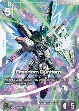 Freedom Gundam (GD03-070) (LR+) (GD03-070) - Steel Requiem Holofoil