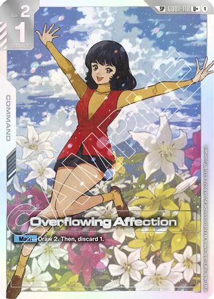 Overflowing Affection (SP) (U+) (GD01-118) - Steel Requiem Holofoil