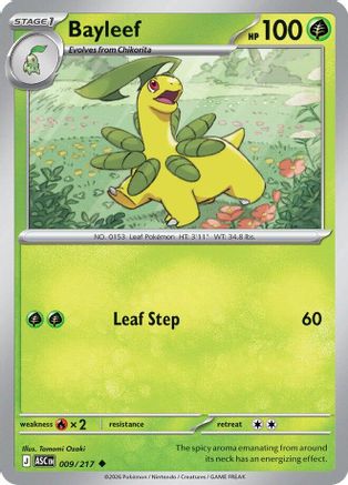 Bayleef - 9/217 [ME Ascended Heroes] - Reverse Holofoil