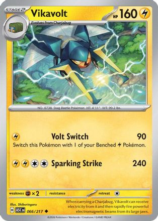 Vikavolt - 066/217 [ME Ascended Heroes] - Reverse Holofoil