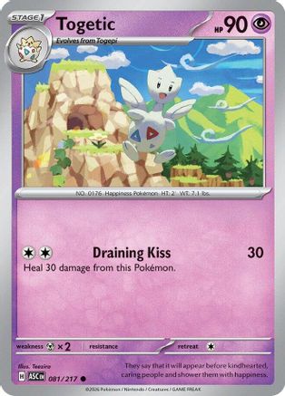 Togetic - 81/217 [ME Ascended Heroes] - Reverse Holofoil