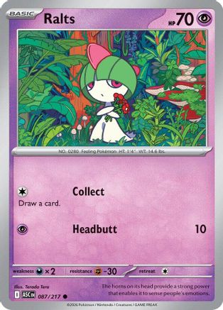 Ralts - 87/217 [ME Ascended Heroes] - Reverse Holofoil