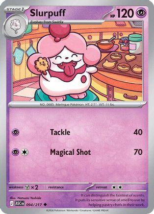 Slurpuff - 094/217 [ME Ascended Heroes] - Reverse Holofoil