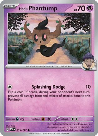 Hop's Phantump - 95/217 [ME Ascended Heroes] - Reverse Holofoil