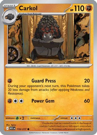 Carkol - 119/217 [ME Ascended Heroes] - Reverse Holofoil