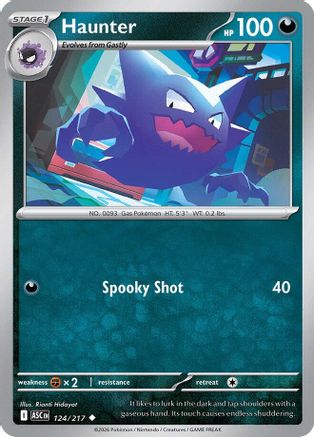 Haunter - 124/217 [ME Ascended Heroes] - Reverse Holofoil