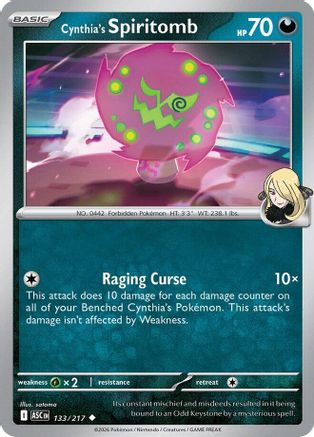 Cynthia's Spiritomb - 133/217 [ME Ascended Heroes] - Reverse Holofoil