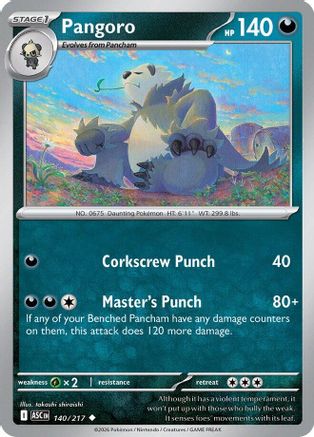 Pangoro - 140/217 [ME Ascended Heroes] - Reverse Holofoil
