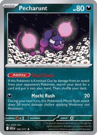 Pecharunt - 143/217 [ME Ascended Heroes] - Reverse Holofoil