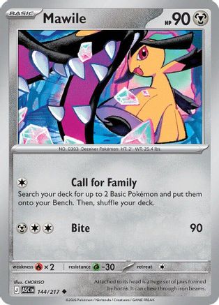 Mawile - 144/217 [ME Ascended Heroes] - Reverse Holofoil