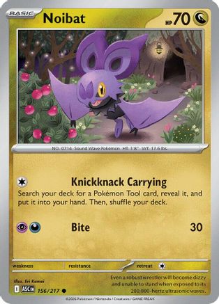 Noibat - 156/217 [ME Ascended Heroes] - Reverse Holofoil