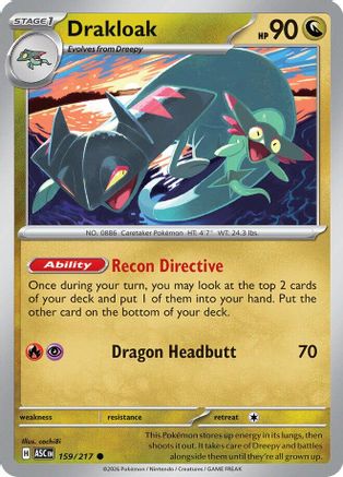 Drakloak - 159/217 [ME Ascended Heroes] - Reverse Holofoil