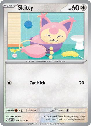 Skitty - 165/217 [ME Ascended Heroes] - Reverse Holofoil