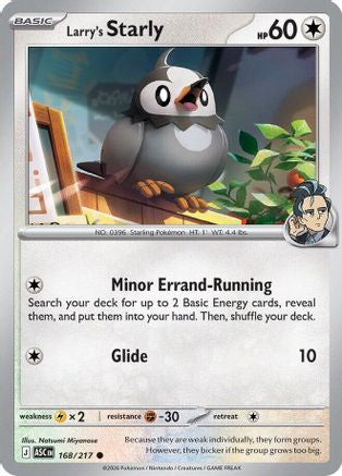 Larry's Starly - 168/217 [ME Ascended Heroes] - Reverse Holofoil