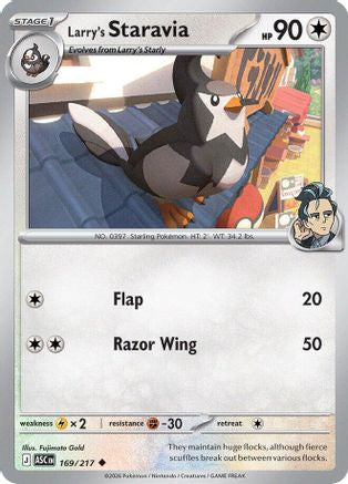 Larry's Staravia - 169/217 [ME Ascended Heroes] - Reverse Holofoil