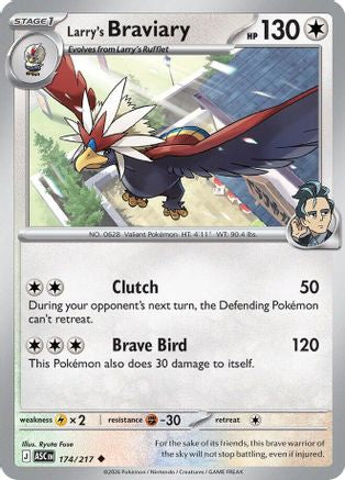 Larry's Braviary - 174/217 [ME Ascended Heroes] - Reverse Holofoil