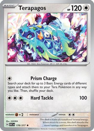 Terapagos - 178/217 [ME Ascended Heroes] - Reverse Holofoil