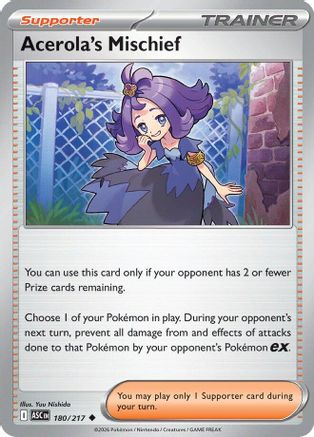 Acerola's Mischief (180/217) [Mega Evolution: Ascended Heroes]