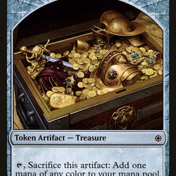 Dinosaur // Treasure (008) Double-Sided Token [Ixalan Tokens]