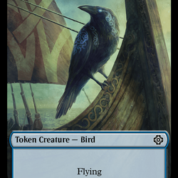 Bird // Merfolk (0003) Double-Sided Token [The Lost Caverns of Ixalan Commander Tokens]