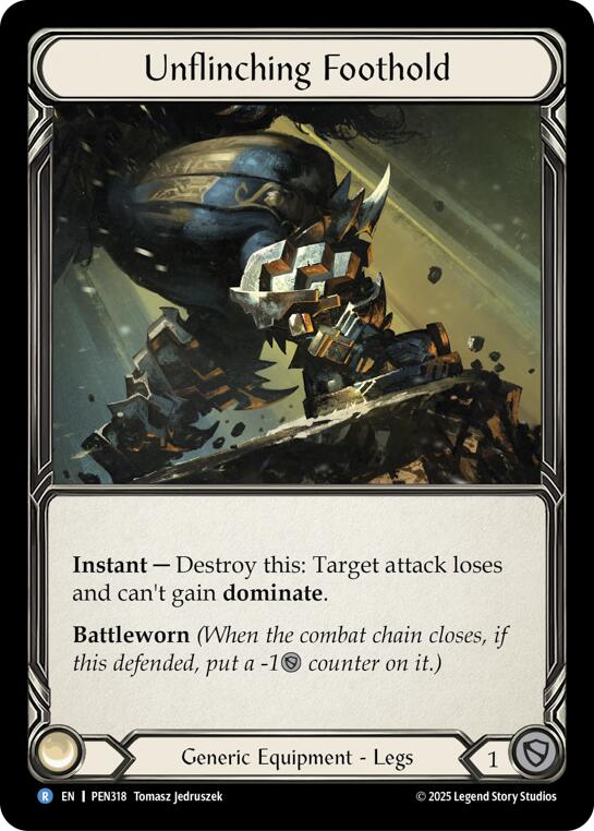Unflinching Foothold [PEN318] (Compendium of Rathe)