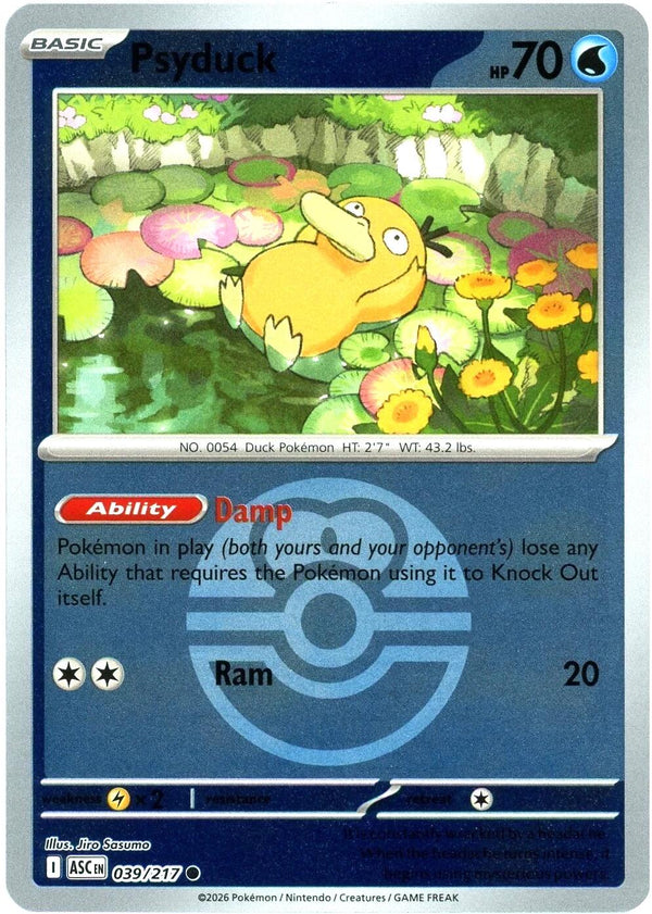 Psyduck (039/217) (Love Ball) [Mega Evolution: Ascended Heroes]