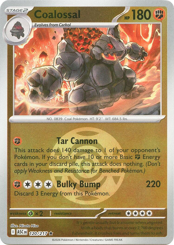 Coalossal (120/217) (Dusk Ball) [Mega Evolution: Ascended Heroes]