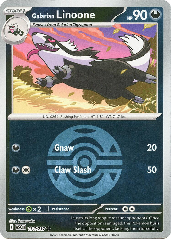 Galarian Linoone (131/217) (Dusk Ball) [Mega Evolution: Ascended Heroes]
