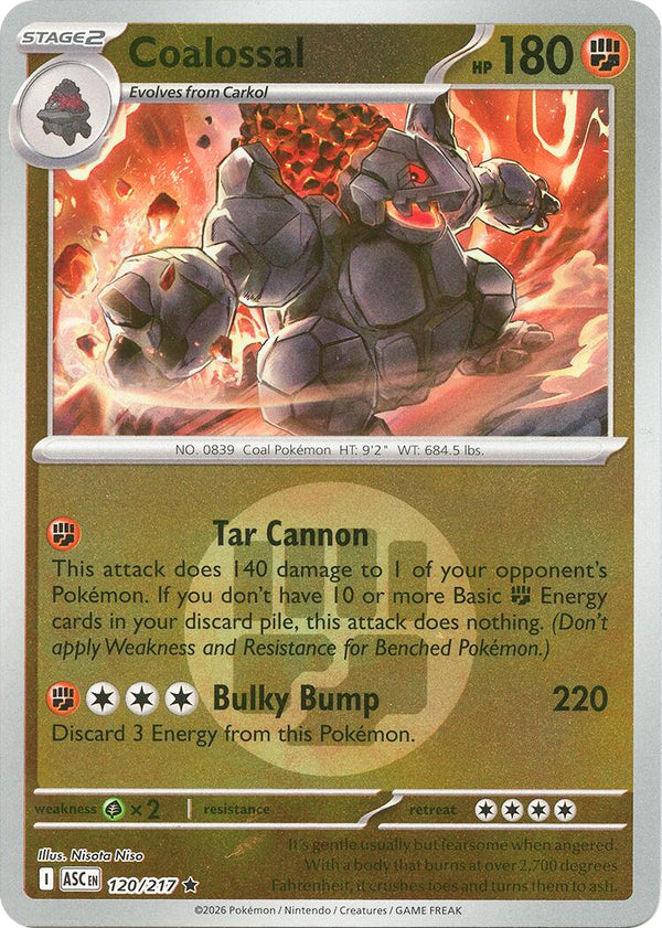 Coalossal (120/217) (Energy Symbol Pattern) [Mega Evolution: Ascended Heroes]