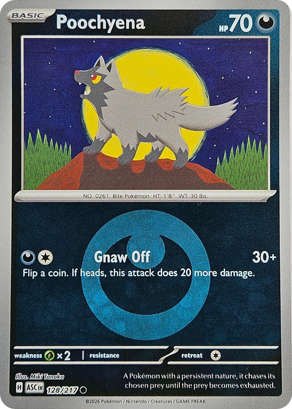 Poochyena (128/217) (Energy Symbol Pattern) [Mega Evolution: Ascended Heroes]
