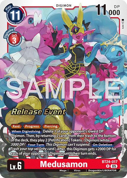 Medusamon [BT24-017] [Time Stranger Release Events Cards]