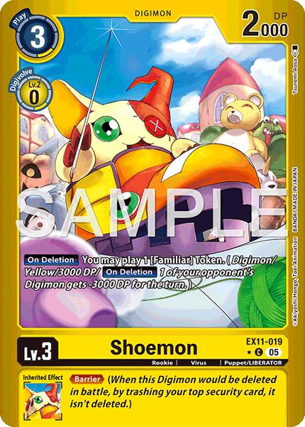 Shoemon [EX11-019] (Limited Foil) [Dawn of Liberator]