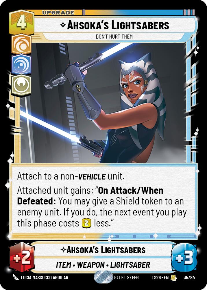 Ahsoka's Lightsabers (35/84) (35/84) [Twin Suns]
