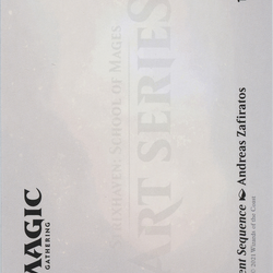 Emergent Sequence // Emergent Sequence (ASTX-017) (Borderless) [Strixhaven Art Series]