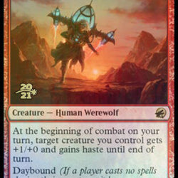 Reckless Stormseeker // Storm-Charged Slasher [Innistrad: Midnight Hunt Prerelease Promos]
