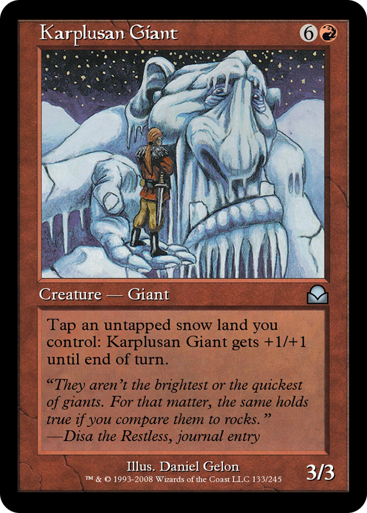 Karplusan Giant (ME2-133) [Masters Edition II] Foil