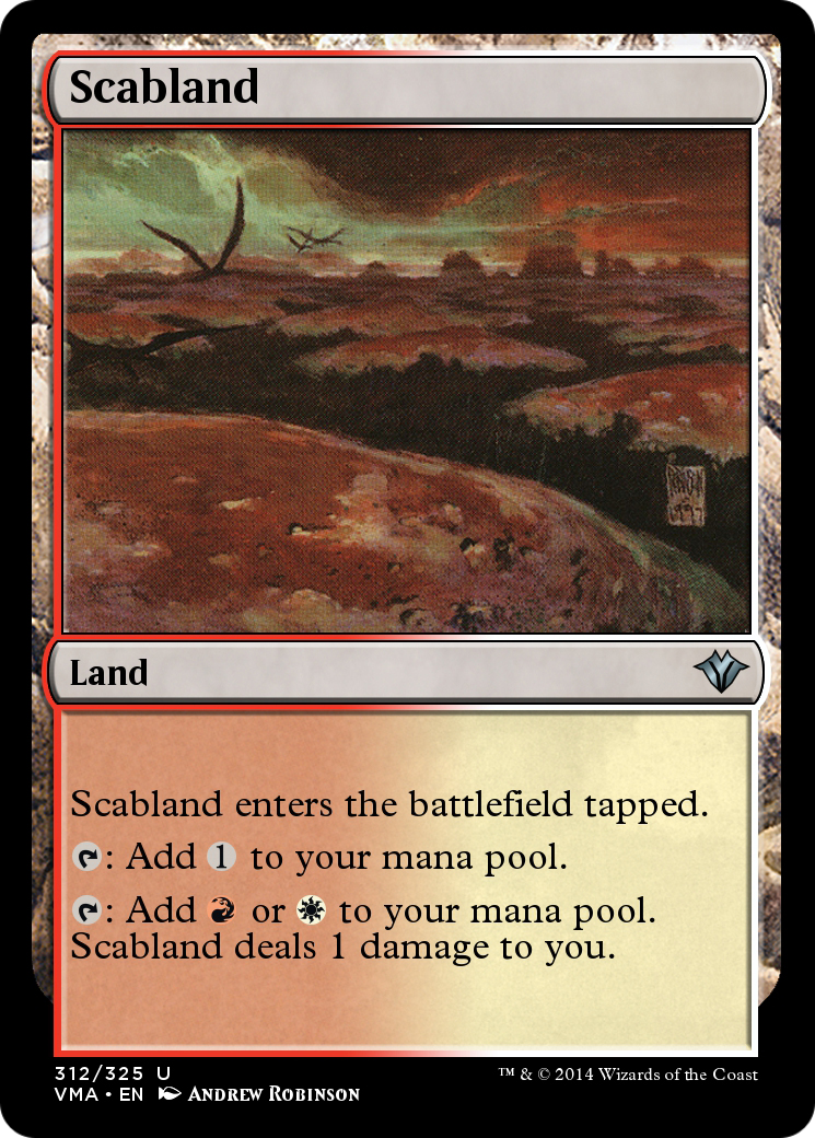Scabland (VMA-312) [Vintage Masters] Foil