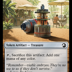Treasure (0002) // Dinosaur (0009) Double-Sided Token [Jurassic World Collection Tokens]